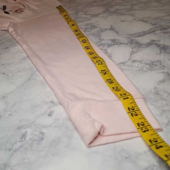 Splendid Embroidered Rose Hoodie Ballerina Pink Large NWT - Picture 10 of 13